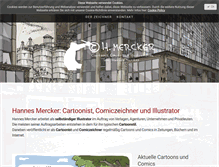 Tablet Screenshot of hannes-mercker.de